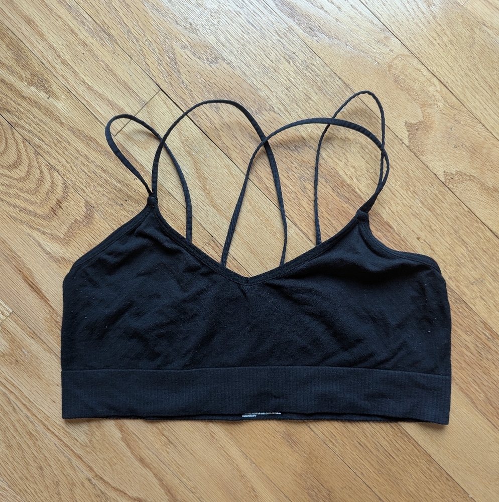Black Strappy Bralette